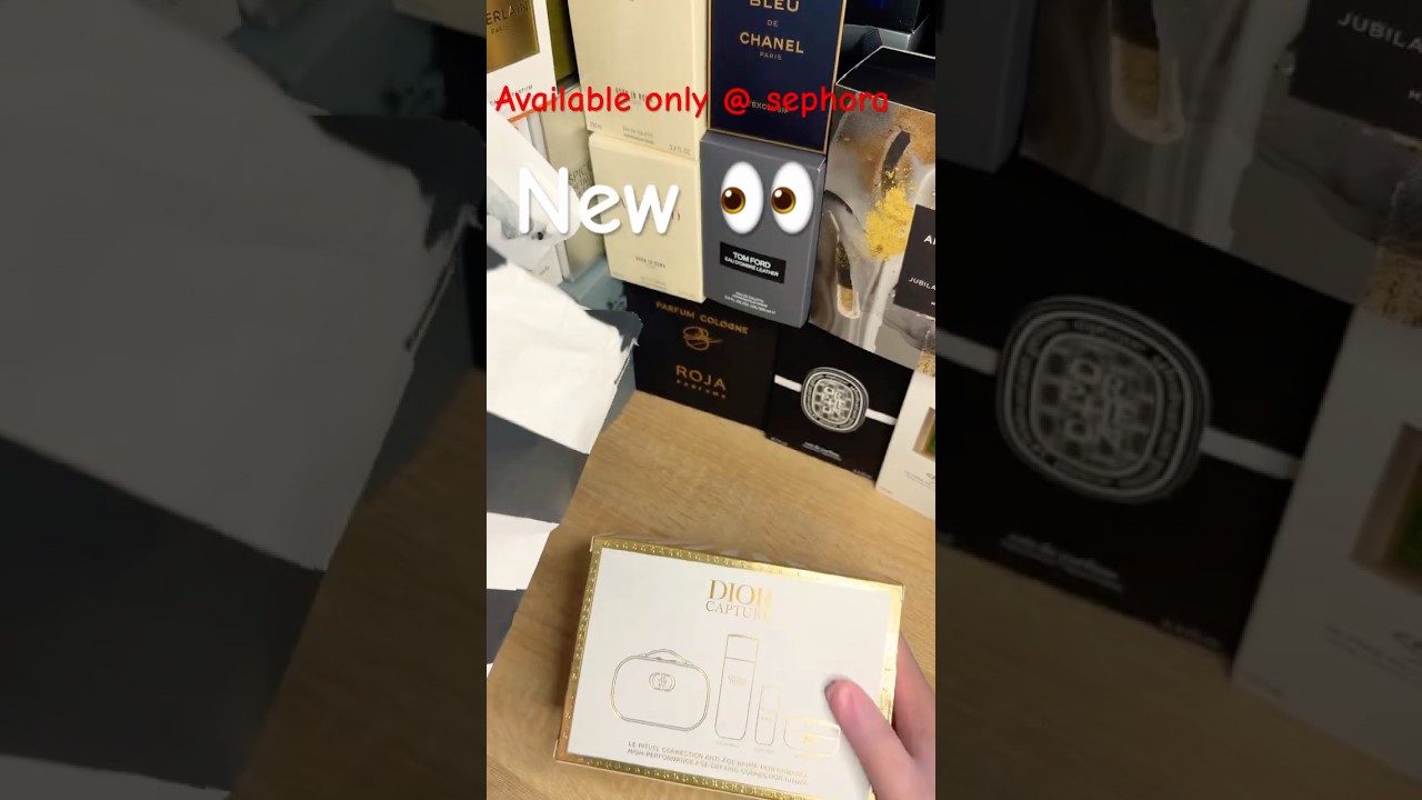 ✨ Only at Sephora Dubai ✨The new Dior Dual Pouch —  Skincare Collection 💖