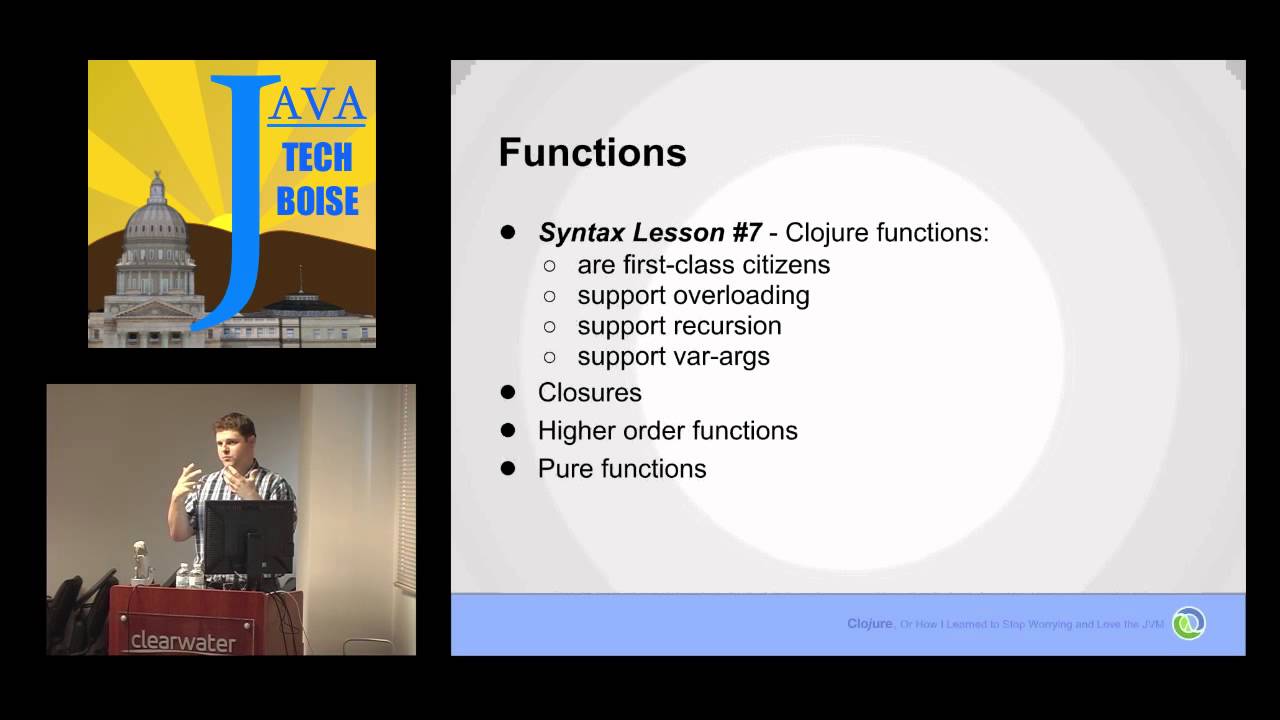 Java Boise Java Tech Boise - Clojure - June 20, 2013 - YouTube
