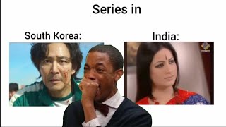 Editing style in Indian serials 💀,Korea vs india