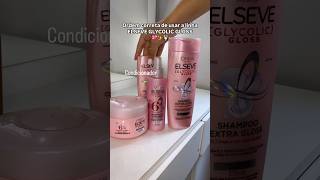 Ordem correta de usar a linha completa de Elseve GLYCOLIC GLOSS ✨