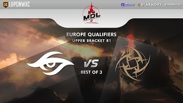 Team Secret vs NiP Game 1 (BO3) | MDL Disneyland Paris Major EU Qualifiers