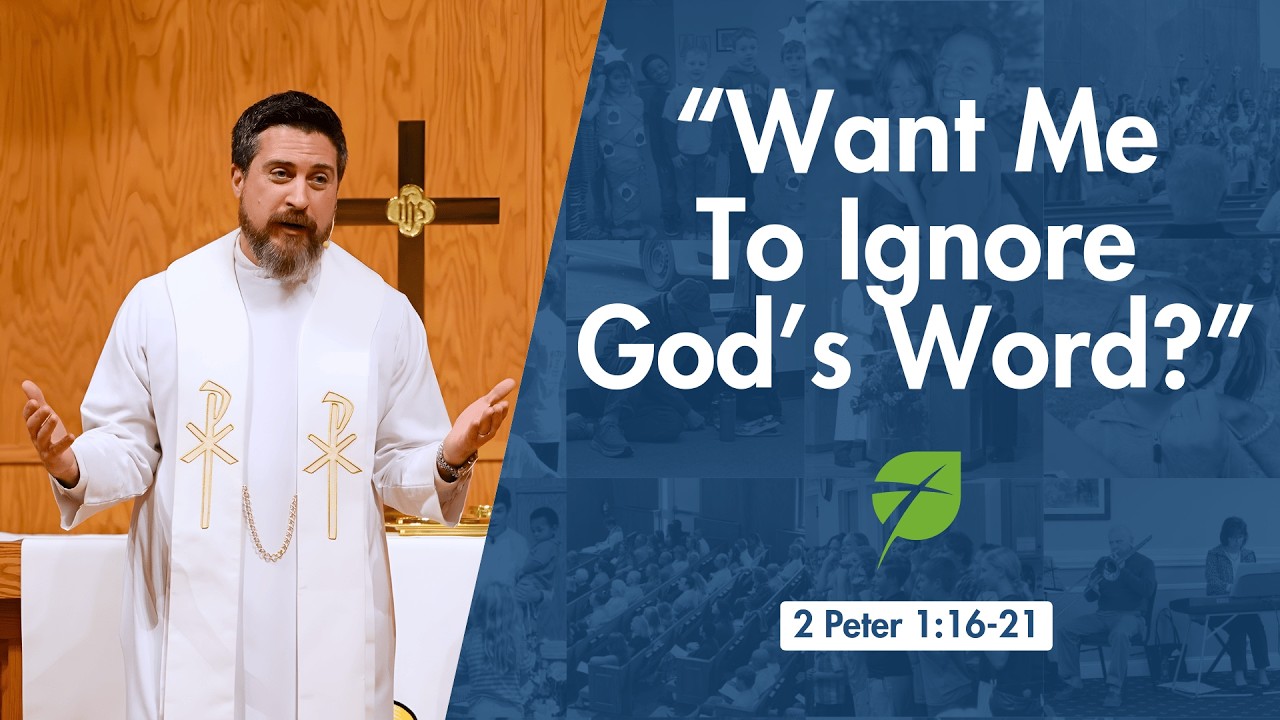 Witnesses of His Glory! | Transfiguration Sunday FULL SERMON 2 Peter 1:16-21 | Pastor John Stelter