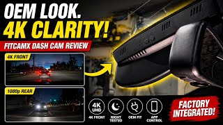 BMW OEM Style Dash Cam Review (Fitcamx F10) | 4K Day & Night Test
