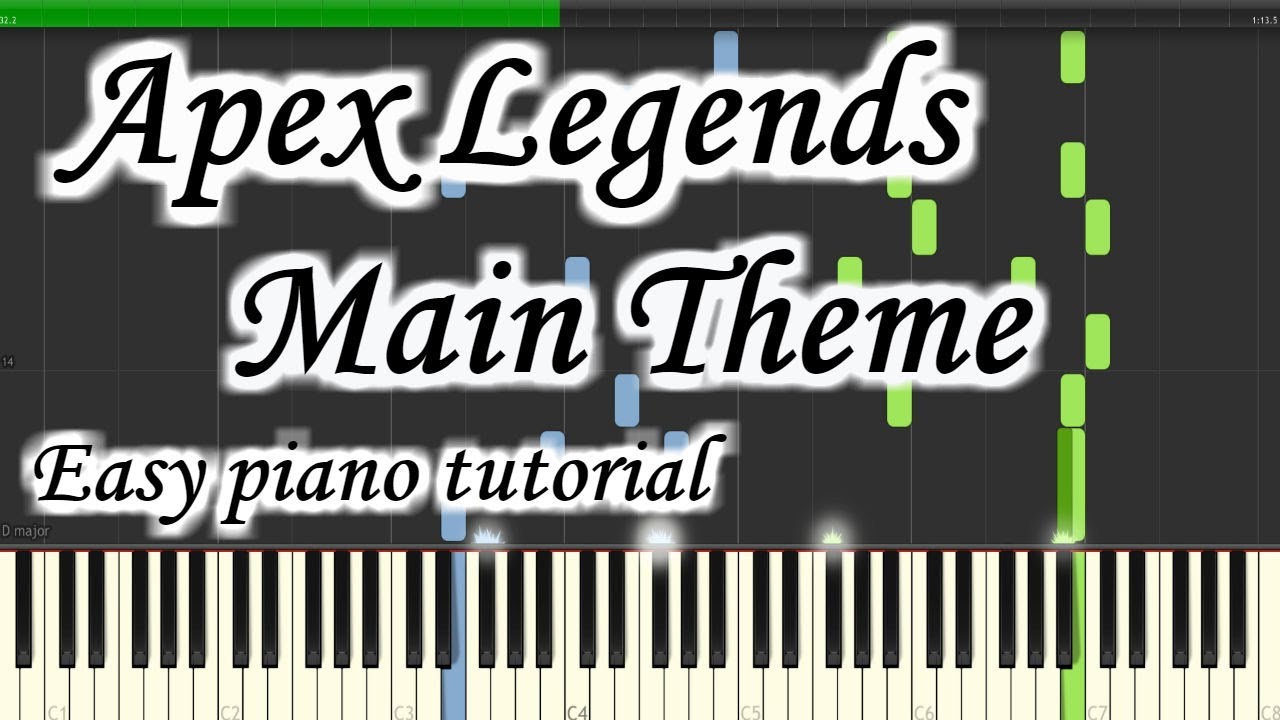 Apex Legends - Main Theme - Very easy and simple piano tutorial ...