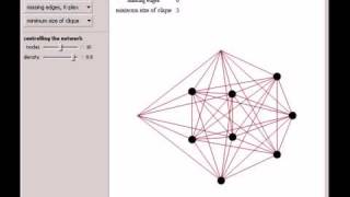 Finding Cliques in Networks
