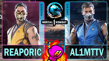 MK1 Reaporic (SCORPION) VS Al1mTtv (SUB-ZERO)🥊Mortal Kombat 1🥊4K 60ᶠᵖˢ