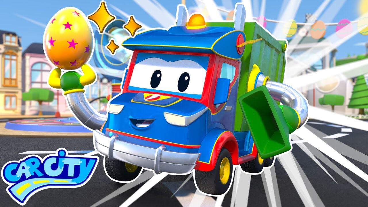 PASCUA: Super Camion vs Cocodrilo BUSCAN HUEVITOS!