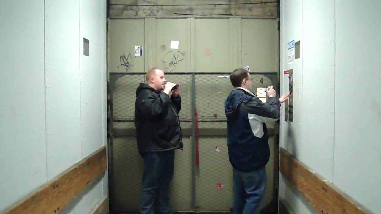 Elevator Trio: Gannett Building Freight elevator @ RIT school Rochester NY w/jimster586 & jtelev