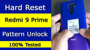 Redmi 9 Prime Hard Reset | Redmi 9 Prime Pattern Unlock | Redmi 9 prime Factory reset