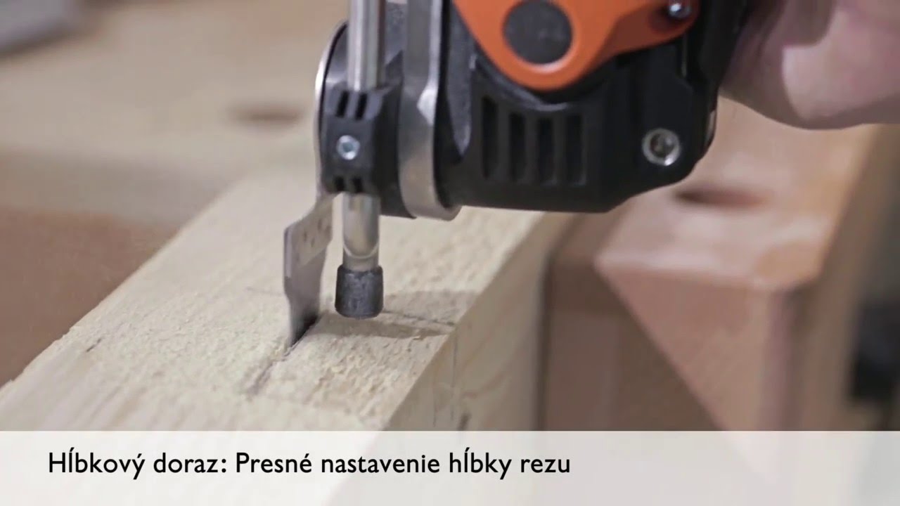 Hĺbkový doraz: Presné nastavenie hĺbky rezu