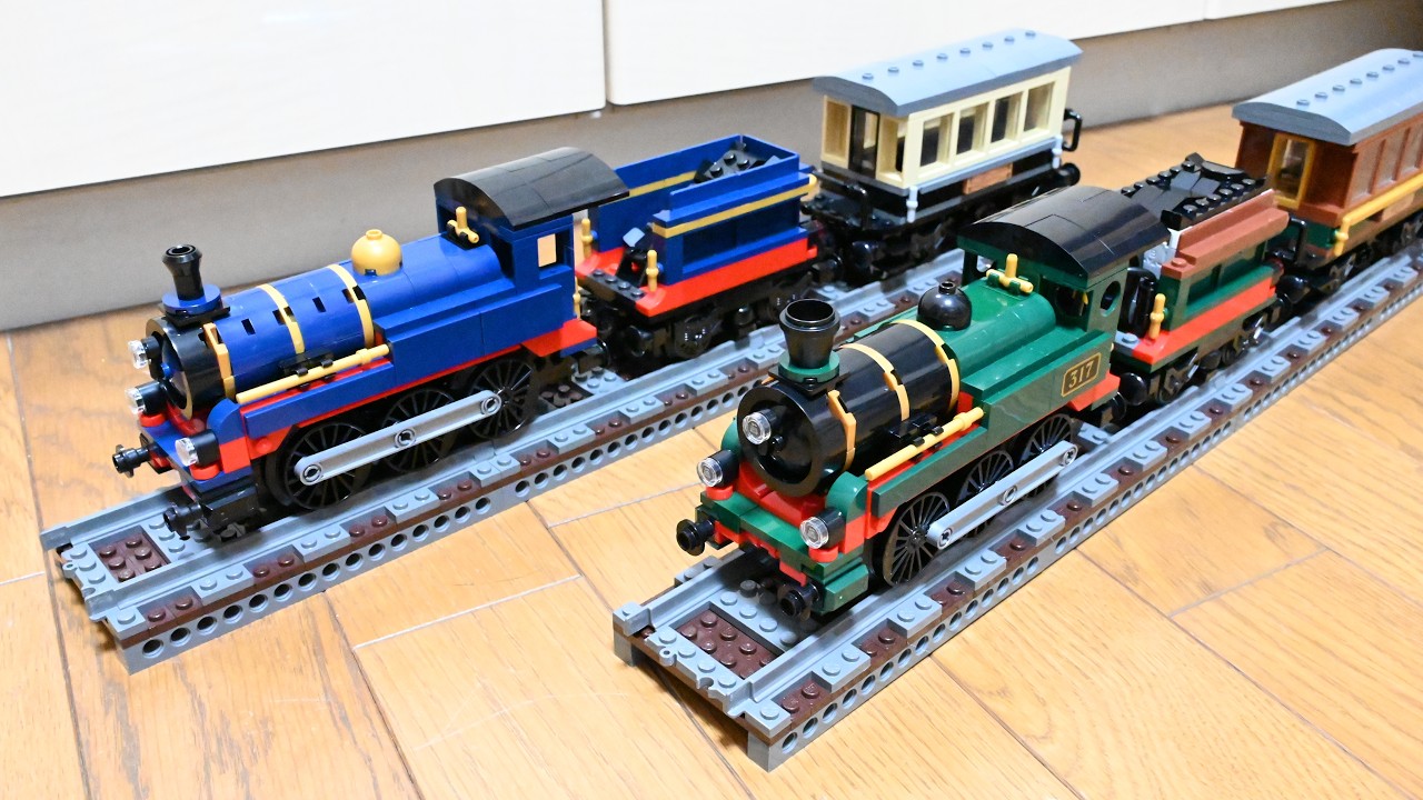 I built a vintage LEGO® #60511 steam locomotive - YouTube