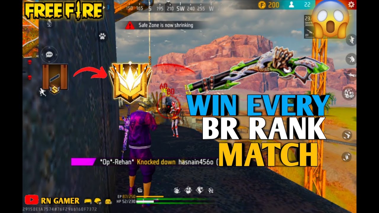 Fastest Rank Pushing Tricks to Win Every Br Rank 😱 || Free Fire Rank ...