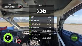 BRUTAL 7 SEC AUDI TTRS LOW BOOST TEST DRAGY @ SLIVEN DRAG RACING 2020 GOGI RACING