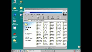 Installing Internet Explorer 6 on Windows 98 Second Edition