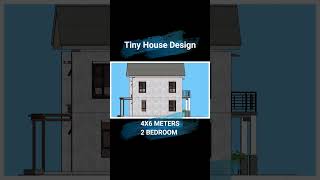 4x6 Meters W/2 Bedroom Tiny House Design