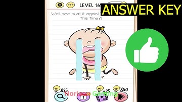 Brain Test Tricky Puzzles LEVEL 165 Well she is at it again whats wrong this time - Gameplay