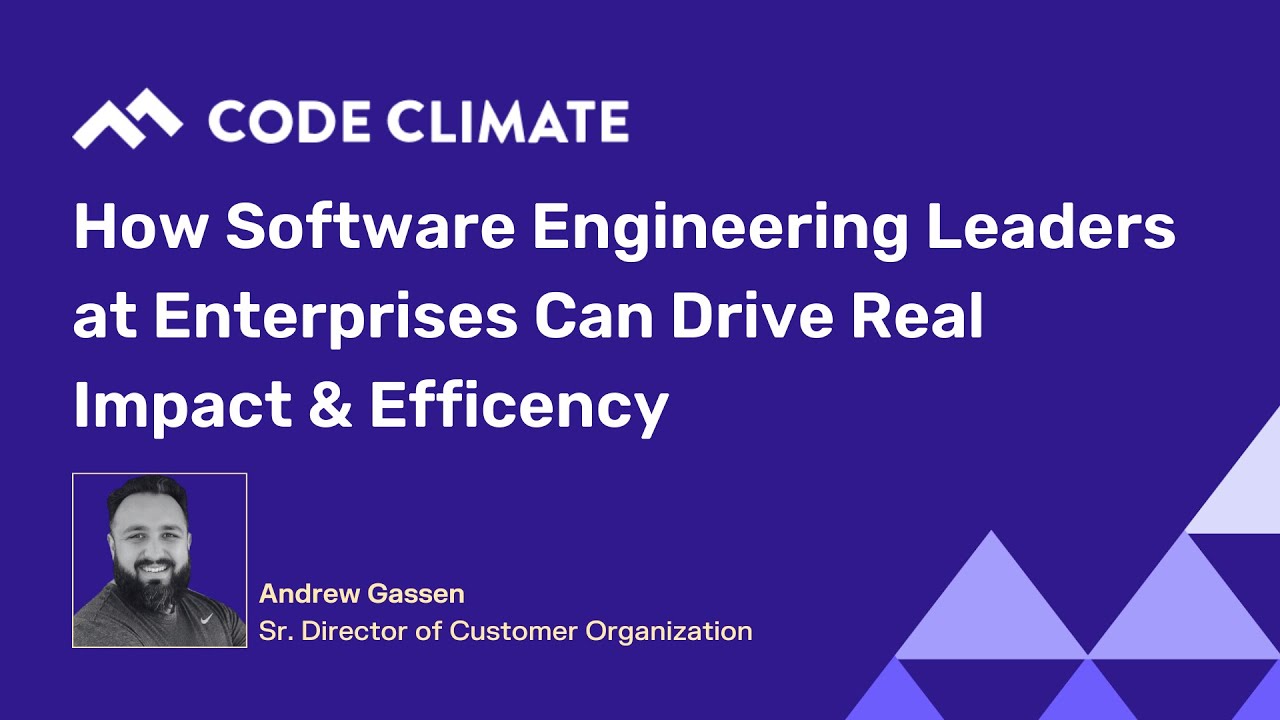 How Software Engineering Leaders at Enterprises Can Drive Real Impact ...