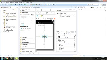 button click event handling in android application using eclipse IDE android source code