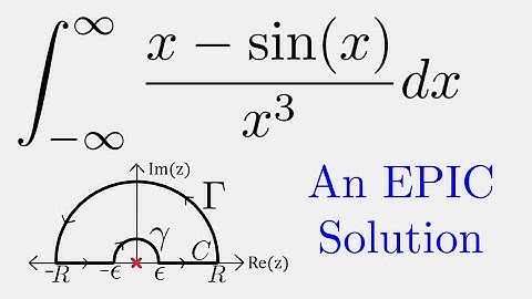 Complex Analysis: Integral of (x-sin(x))/x^3