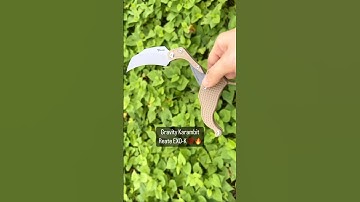 Reate EXO-K Gravity Karambit! 💯🔥 Rate it from 1-10! 😎 #knife #edc #shorts #knives #diy #fyp