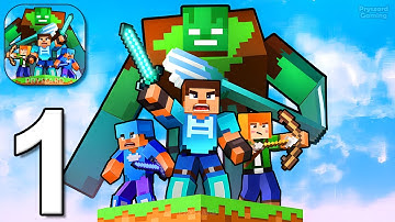 Mob Battle: Craft Army - Gameplay Walkthrough Part 1 - Craft War Mine Army Commander (iOS, Android)