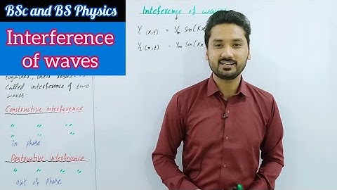 Interference of waves | Waves and oscillation | BSc and BS physics | physics ka safar