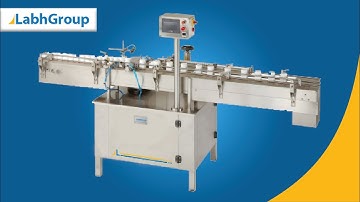 Leaflet and outserter pasting machine for bottles | Outserter pasting machine | Labh Group