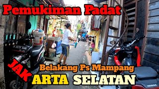 Pemukiman Padat Pasar Mampang‼️Jakarta Selatan