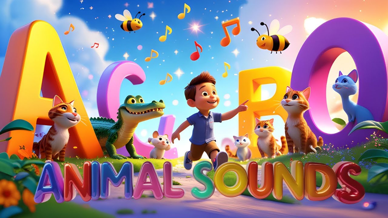 ABC Animal Sounds Song | Fun A to Z Learning for Kids | Animal Sounds ...