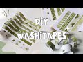 DIY washi tapes🌼 | Journal supplies at home | ninu shaaji