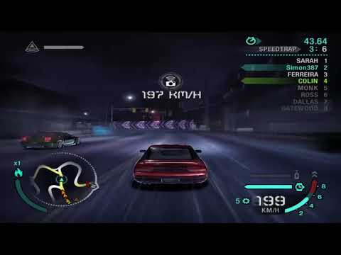 NFS Carbon Walkthrough Using A STOCK Nissan 240 SX Tier 1 40 Speedtrap Tier 2