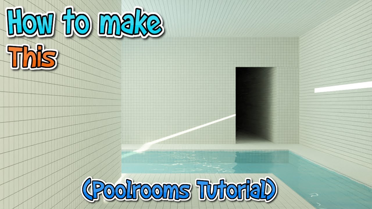 How to Make Poolrooms Found Footage step by step Blender tutorial 