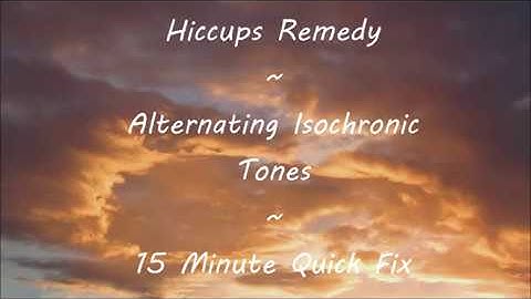 🎵Super Hiccups Remedy~Alt Isochronic Tones~Babbling Brook Sounds~ Quick Fix     Please Subscribe:)