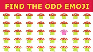 FOOD Emoji Quiz | Find the ODD One Out | HOW GOOD ARE YOUR EYES #57