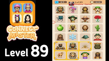 Connect Master Match Puzzle level 89 Guide Walkthrough Solution
