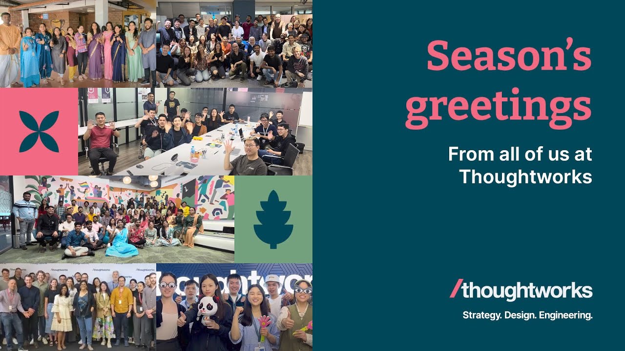 2023 Season's greetings from all of us at Thoughtworks - YouTube