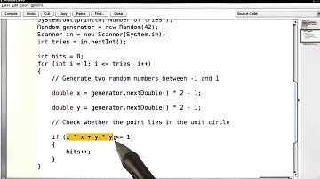 Computing Pi with Darts - Intro to Java Programming