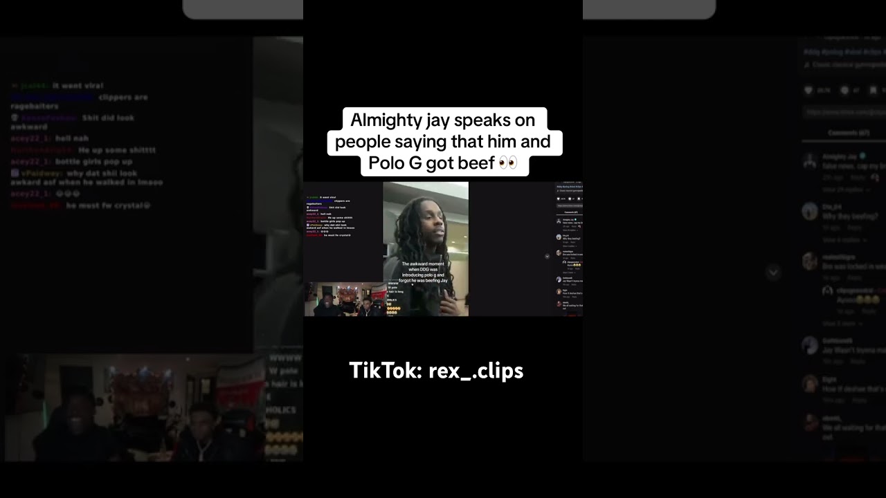 Almighty jay speaks on people saying him and Polo G got beef 👀