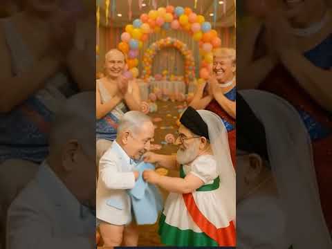 trump and netanyahu & khamenei funny short #netanyahu  #shortfeed #shorts #trump #news #yt #khamenei