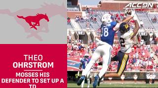 SMU Tight End Theo Melin Ohrstrom "Mosses" Kingston Lopa On The Trick Play