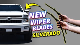How to change 20142018 Silverado Sierra Wiper Blades 1500 2500 3500