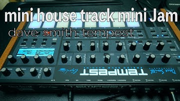 house track mini jam /music dave smith tempest (Ezas techno