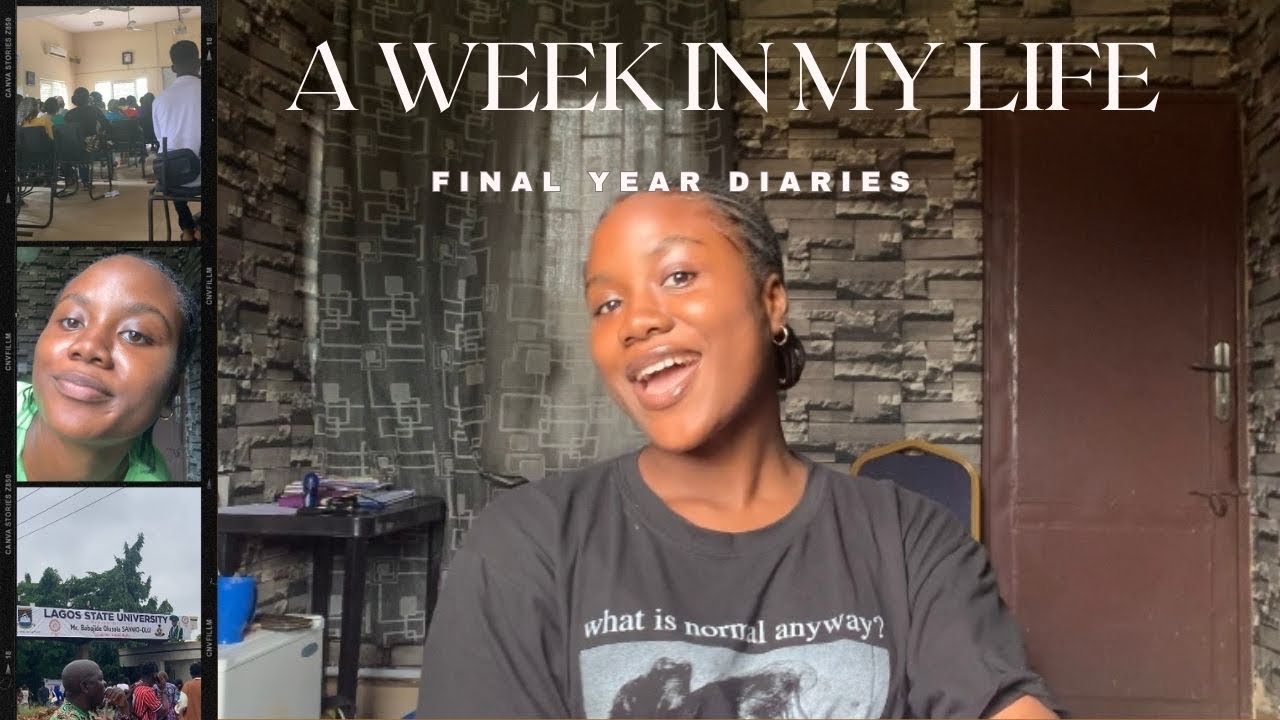 Final year diaries; a week in my life✨