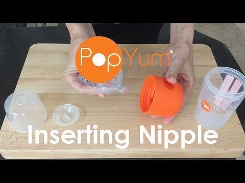 Inserting PopYum Nipple