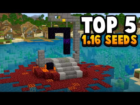 Minecraft Top 5 Nether Update Seeds Youtube