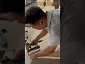 Applying wood glue for a clean joint #shorts #woodworking #joinery