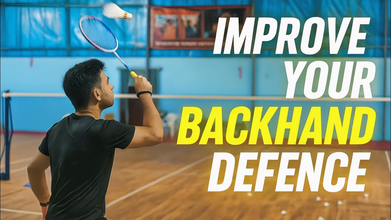 Mastering the Backhand Defence | How to do Backhand defence | Improve your Backhand defence #badmntn