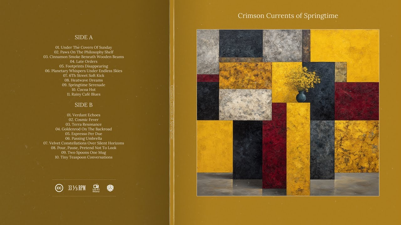 Crimson Currents of Springtime LP | Kat Records Presents Cinnamon Smoke & Footprints in Twilight