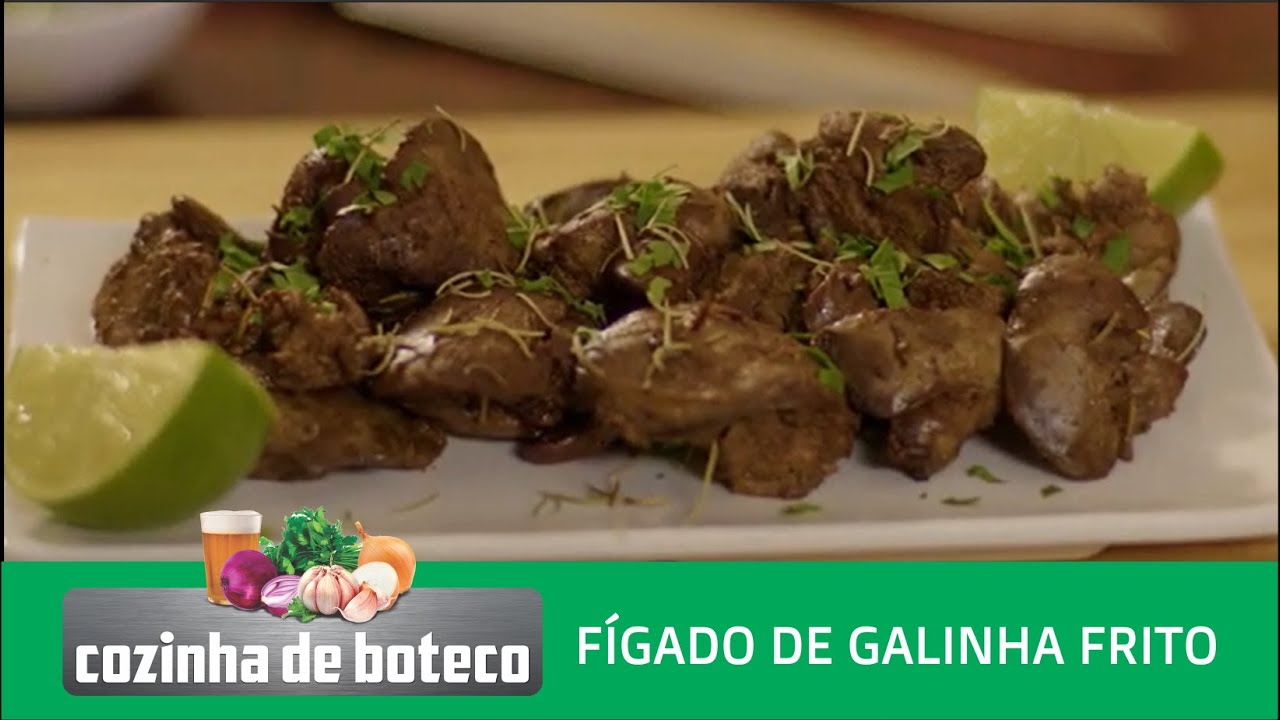 Fígado de Galinha Frito no Alho e Óleo 