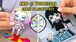 Misterioasele aventuri ale lui Wednesday || CARTE DE ACTIVITĂȚI DIY 📚🎮